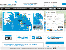 Tablet Screenshot of phuketferry.com